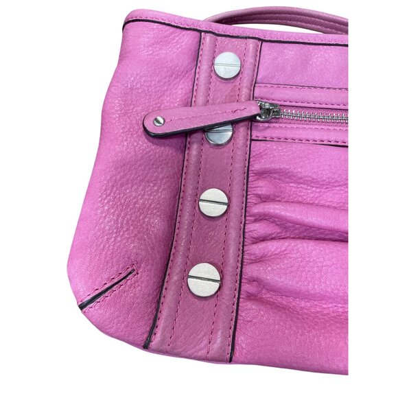 B. Makowsky Womans Pink Leather Crossbody Shoulderbag SKU 9489 - Picture 4 of 15